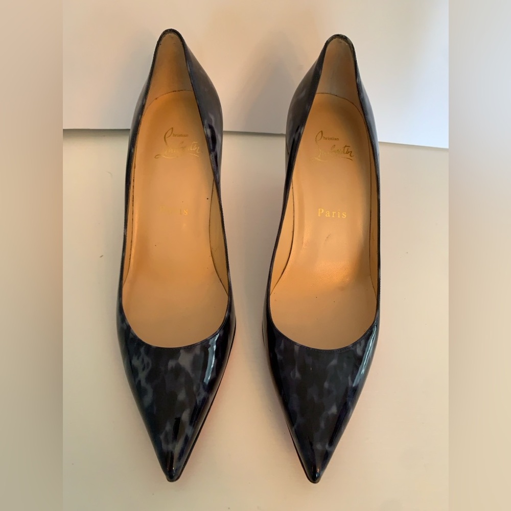 Christian Louboutin Black Patent Leather Pumps